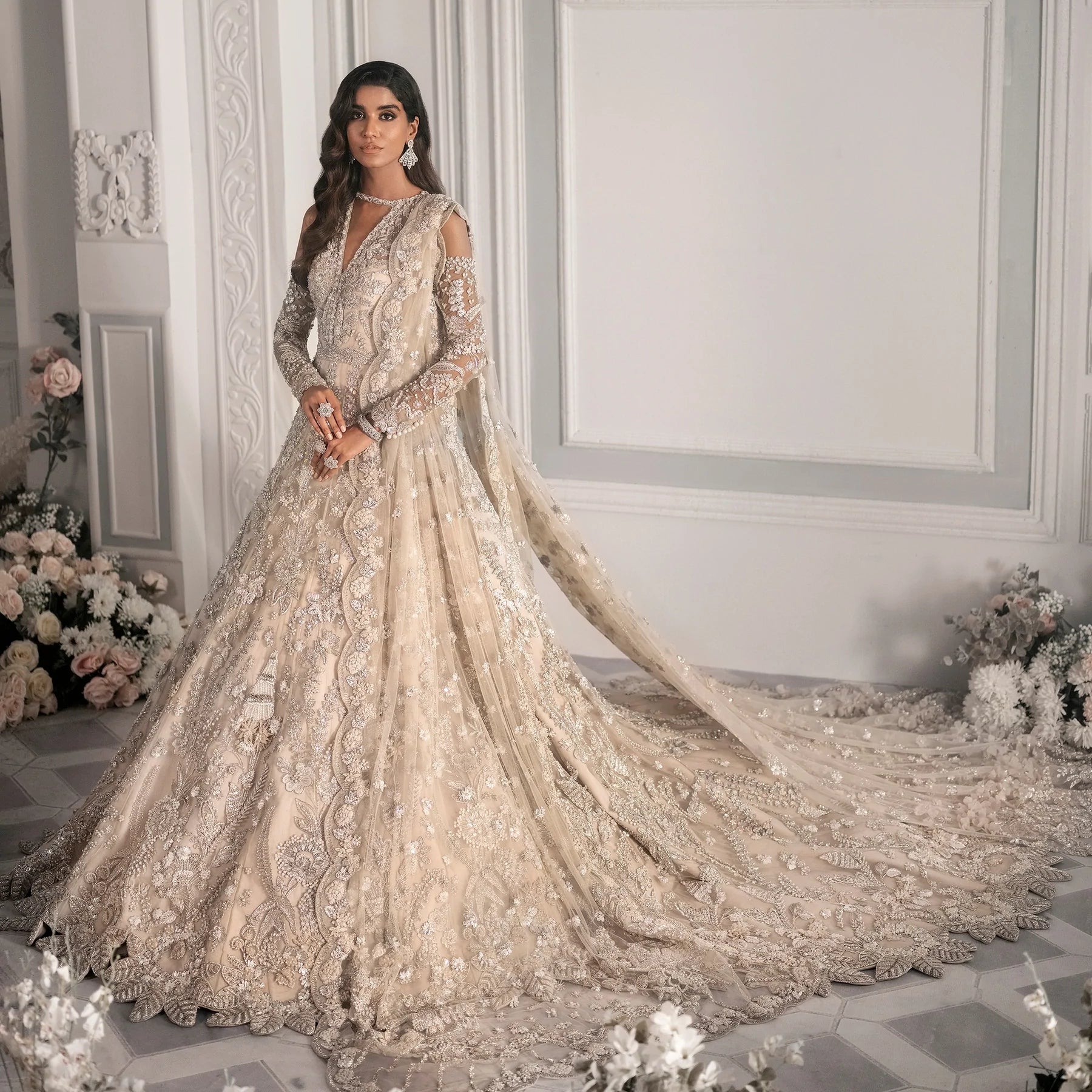 Pakistani Powder Blue Lehenga Choli Bridal Dress #BN986 | Pakistani bridal  dress, Bridal dresses, Blue pakistani bridal dress